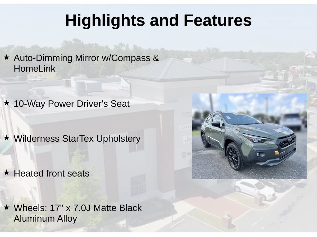 Used 2024 Subaru Crosstrek 2.5i Wilderness w/ Crosstrek Mirror Package AWD/4WD image 11