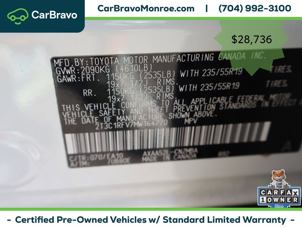 Used 2021 Toyota RAV4 XLE Premium FWD image 44
