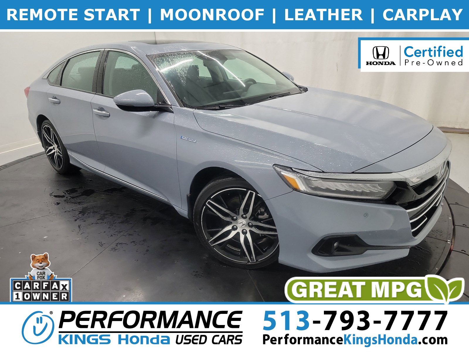 Certified 2022 Honda Accord Touring image 1