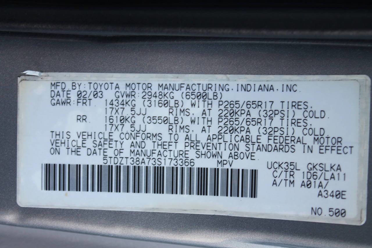 Used 2003 Toyota Sequoia Limited RWD image 14