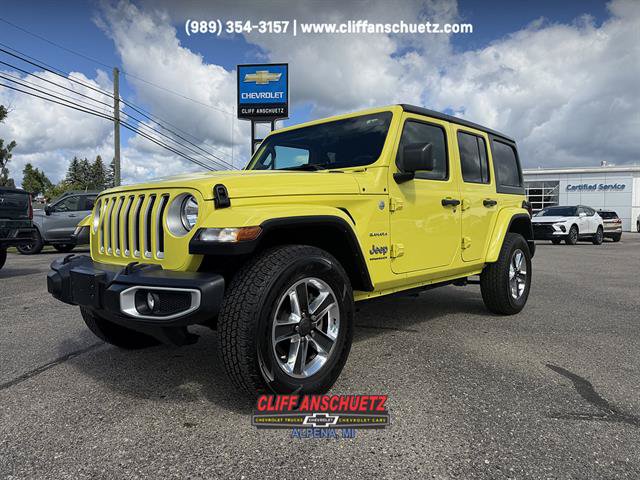 Used 2023 Jeep Wrangler Unlimited Sahara w/ Cold Weather Group AWD/4WD image 1