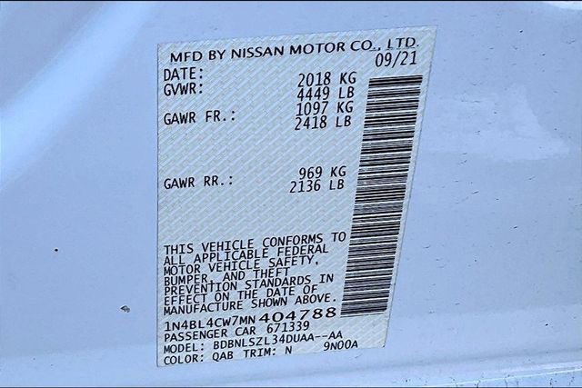 Used 2021 Nissan Altima 2.5 SR w/ SR Premium Package image 14