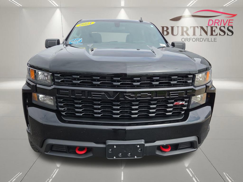Certified 2021 Chevrolet Silverado 1500 Custom Trail Boss w/ Midnight Edition AWD/4WD image 3