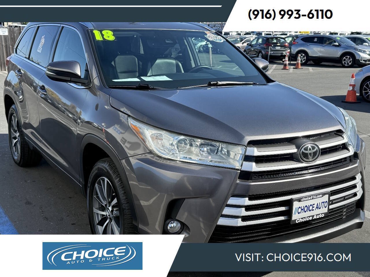 Used 2018 Toyota Highlander XLE FWD image 1