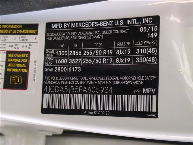 Used 2015 Mercedes-Benz ML 350 ML 350 image 26