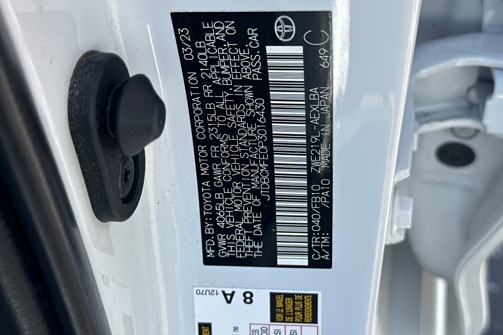 Used 2023 Toyota Corolla LE FWD image 27