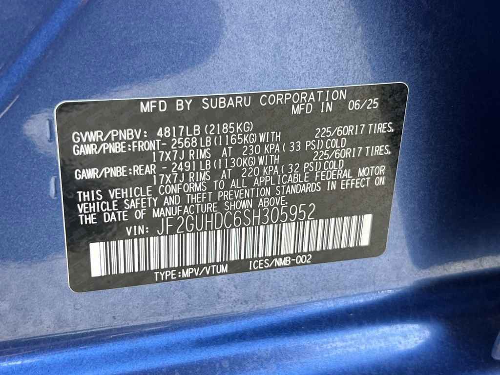 New 2025 Subaru Crosstrek 2.5i Premium image 30