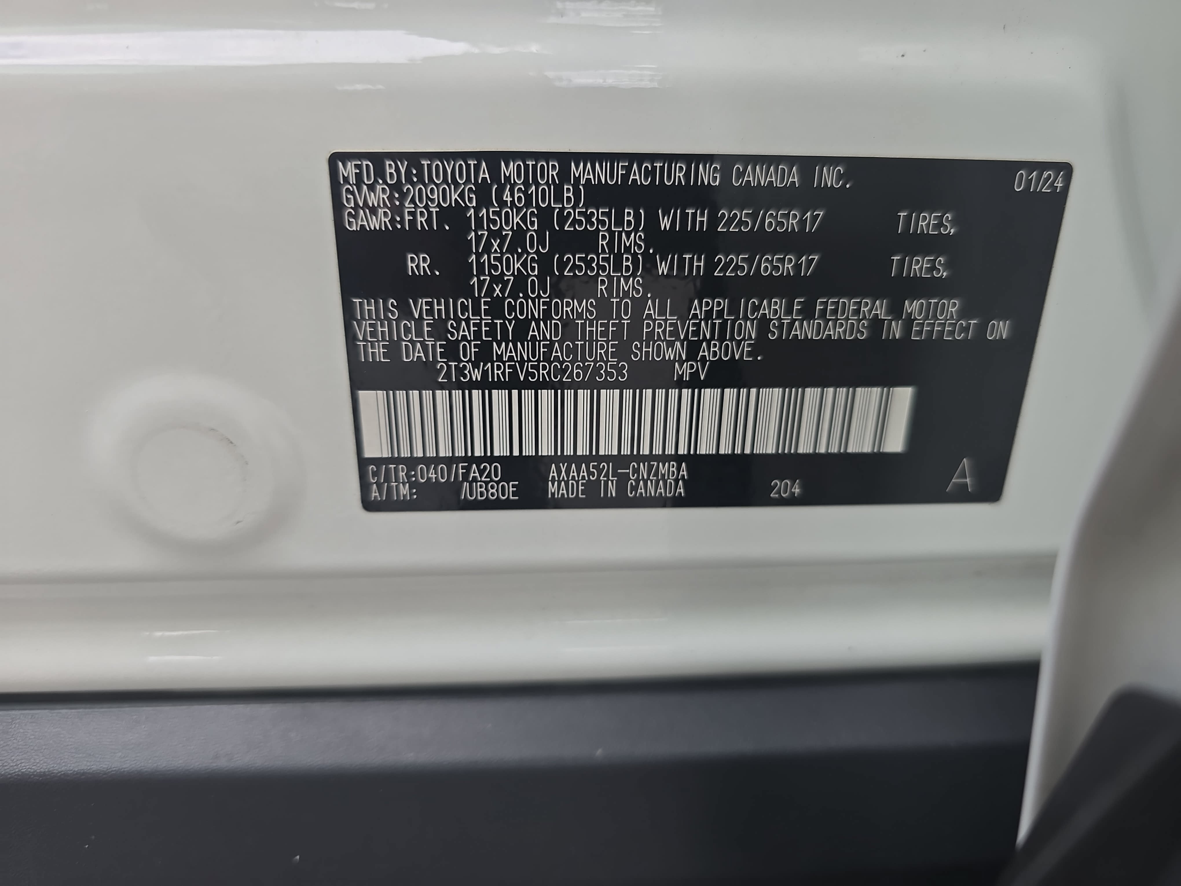 Used 2024 Toyota RAV4 XLE w/ Convenience Package FWD image 35
