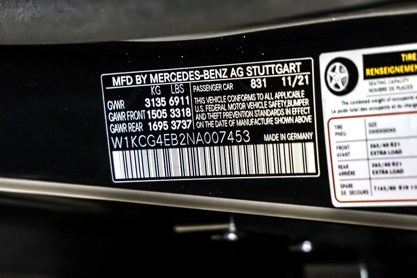 Certified 2022 Mercedes-Benz EQS 580 4MATIC Sedan image 24