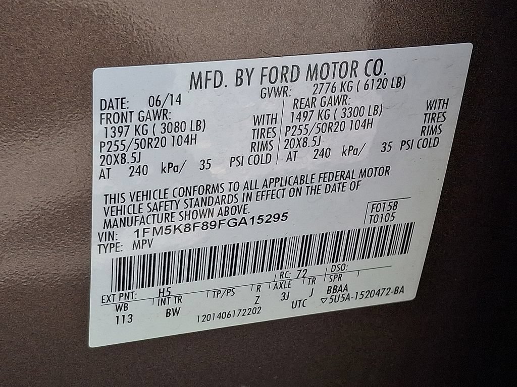 Used 2015 Ford Explorer Limited AWD/4WD image 27