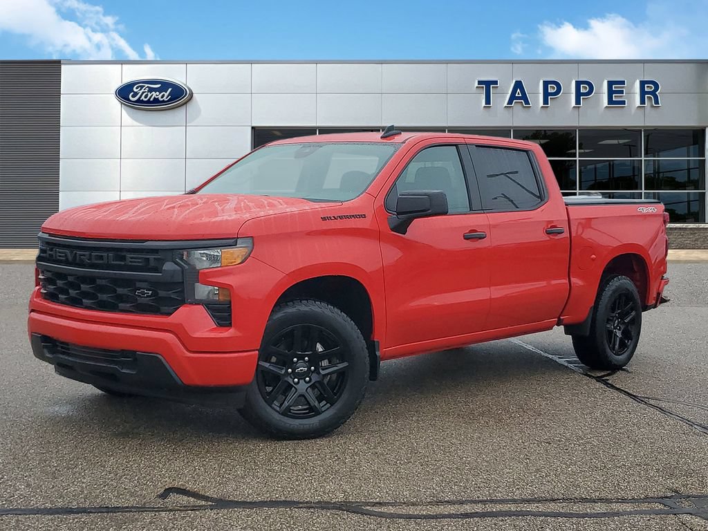 Used 2023 Chevrolet Silverado 1500 Custom w/ LPO, Dark Essentials Package AWD/4WD image 1