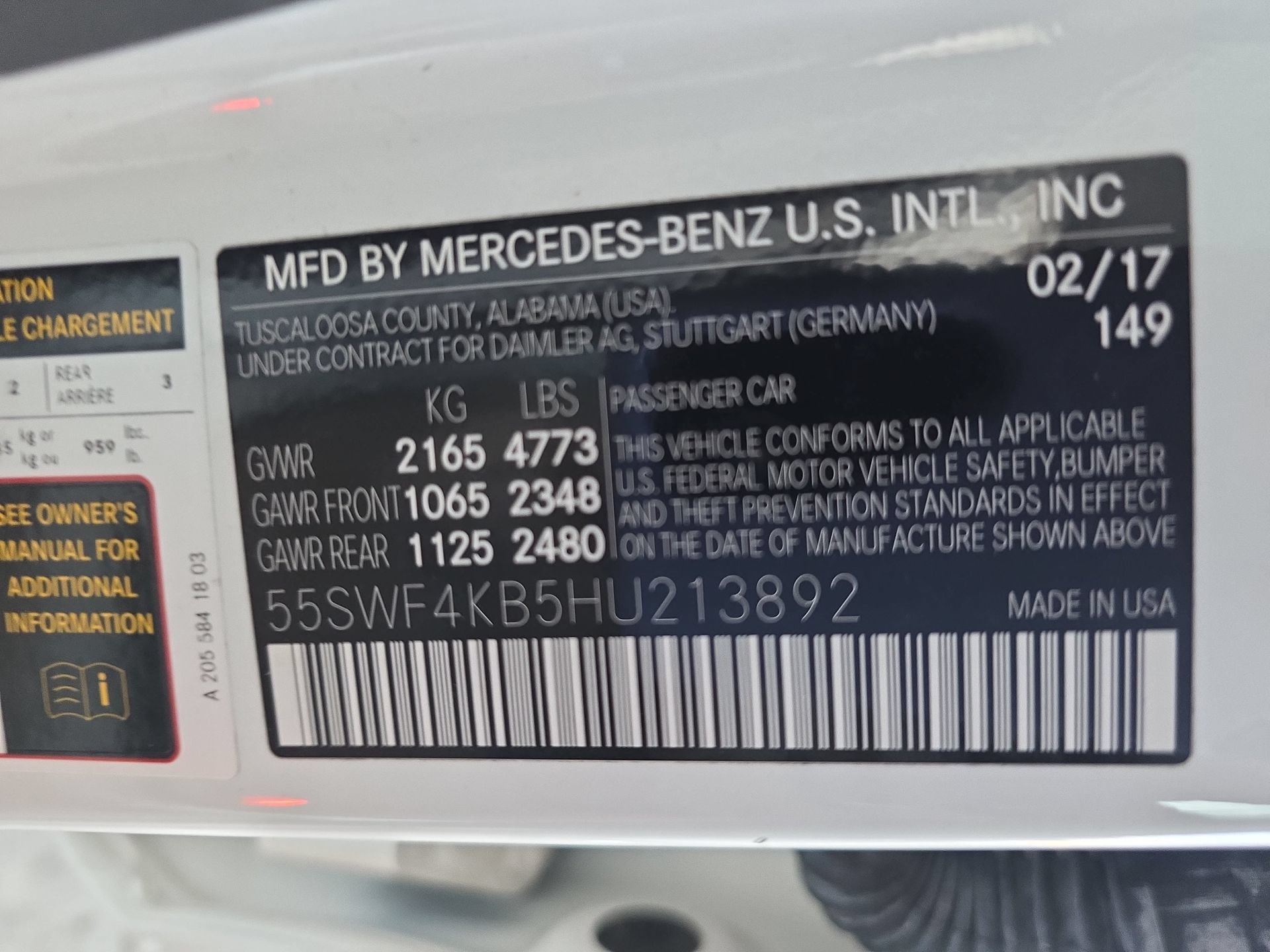 Certified 2017 Mercedes-Benz C 300 4MATIC Sedan image 33