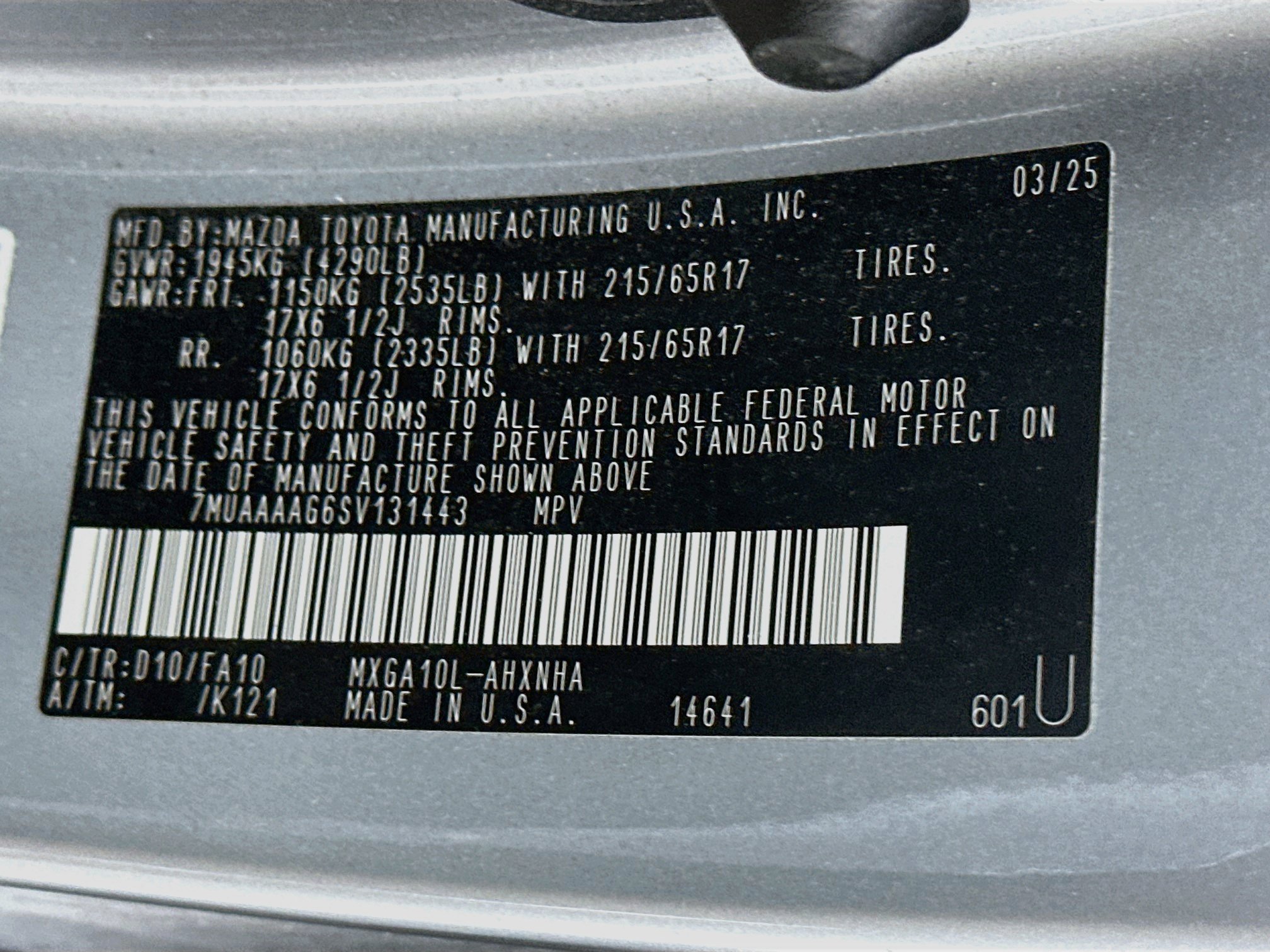 Used 2025 Toyota Corolla Cross L FWD image 12