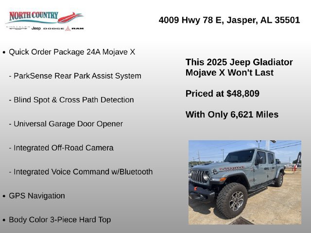 Used 2025 Jeep Gladiator Mojave AWD/4WD image 22