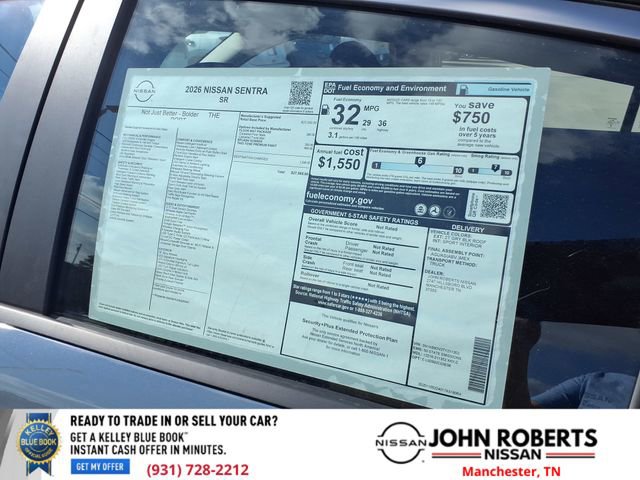 New 2026 Nissan Sentra SR w/ Floor Mat Package image 21