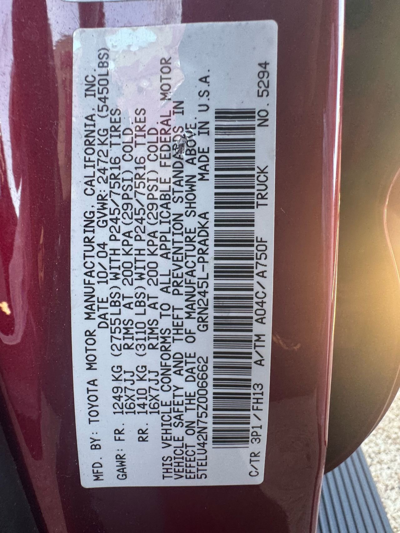 Used 2005 Toyota Tacoma Base V6 image 30