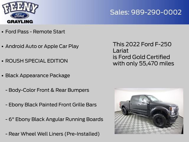 Used 2022 Ford F250 Lariat w/ Black Appearance Package image 9