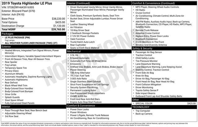 Used 2019 Toyota Highlander Plus image 5