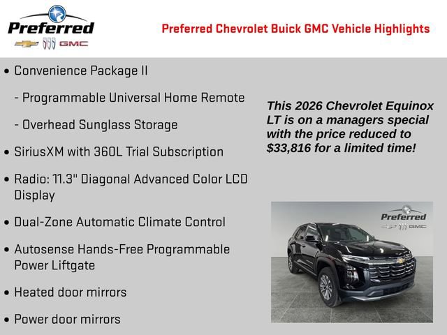 Used 2026 Chevrolet Equinox LT w/ Convenience Package II image 6