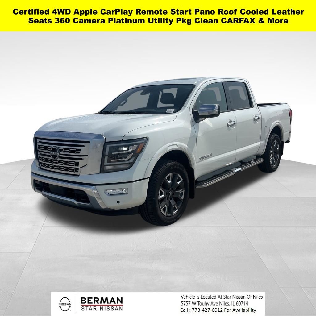 Certified 2023 Nissan Titan Platinum Reserve w/ Moonroof Package