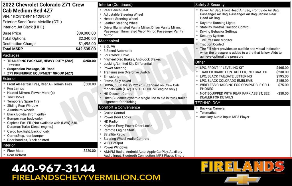 Certified 2022 Chevrolet Colorado Z71 image 2