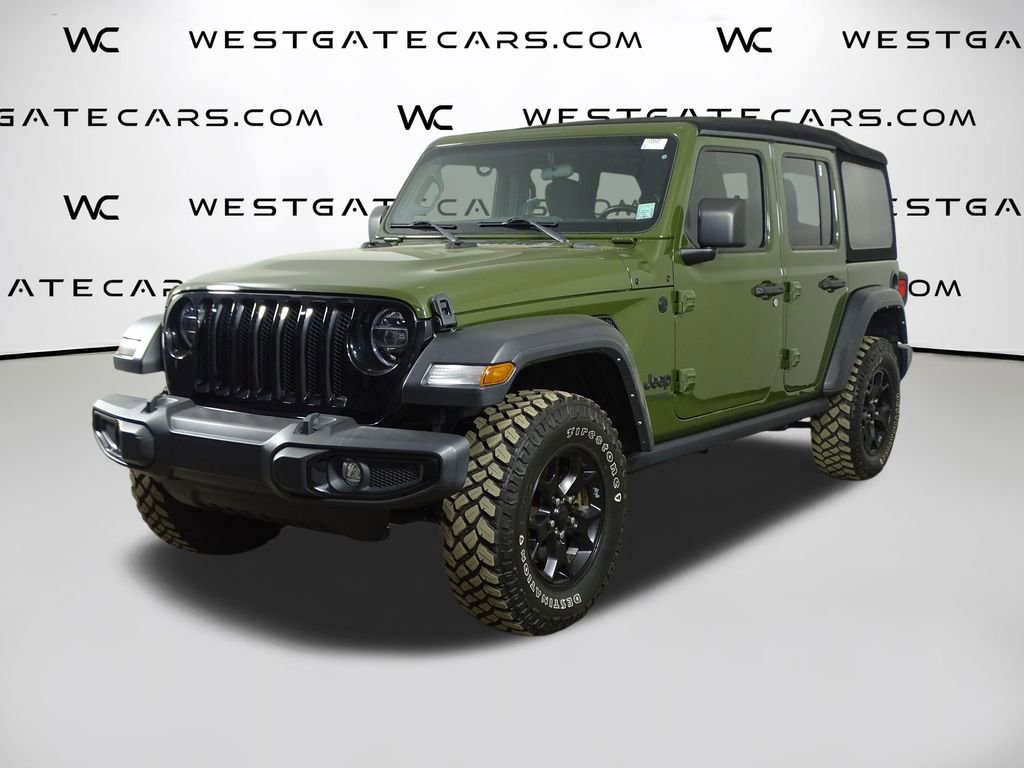 Used 2021 Jeep Wrangler Unlimited Sport image 1