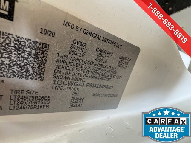 Certified 2021 Chevrolet Express 2500 image 28