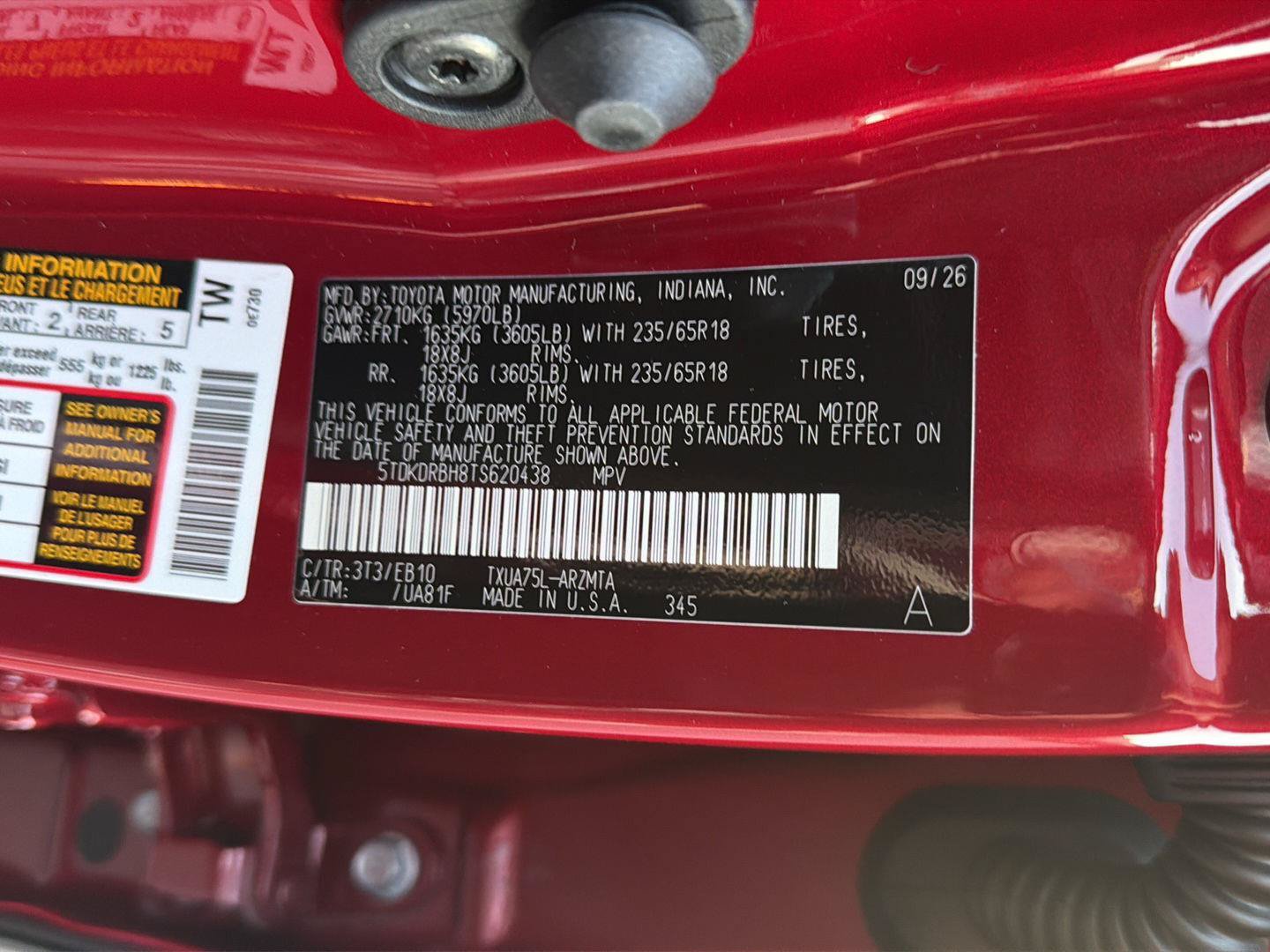 New 2026 Toyota Highlander XLE AWD/4WD image 37