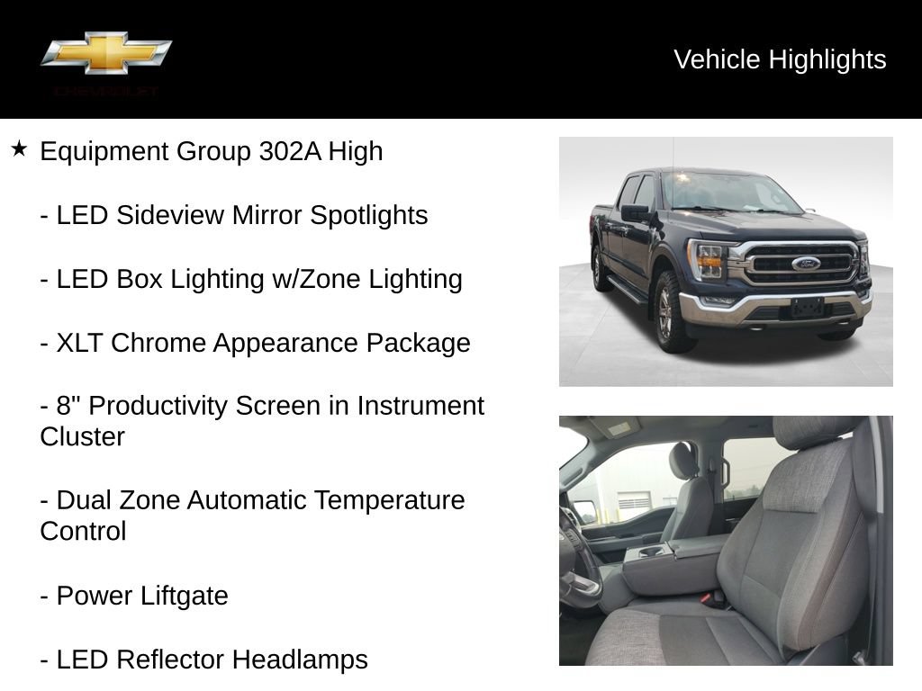 Used 2021 Ford F150 XLT w/ Equipment Group 302A High AWD/4WD image 18