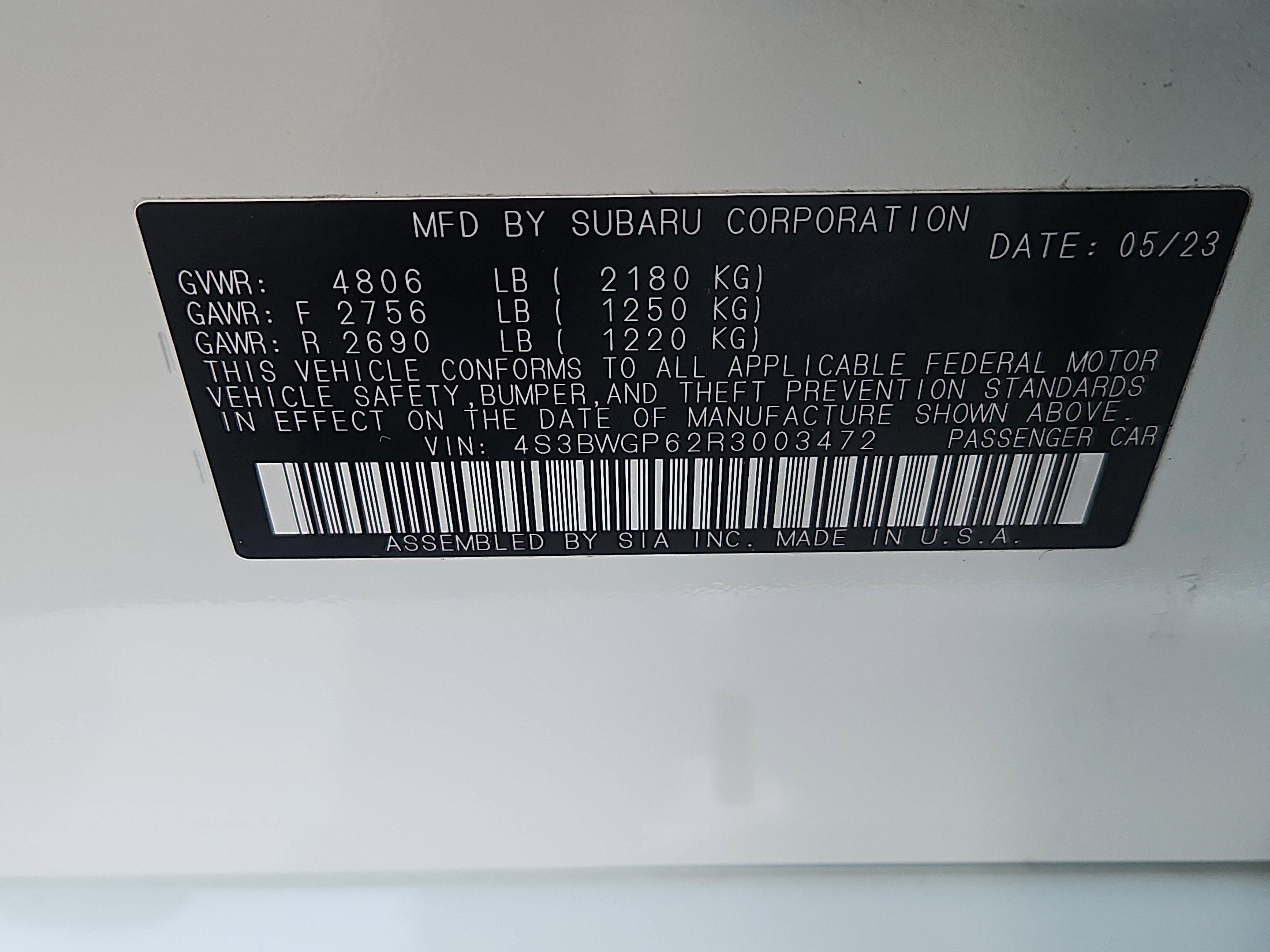 Certified 2024 Subaru Legacy Touring XT image 7