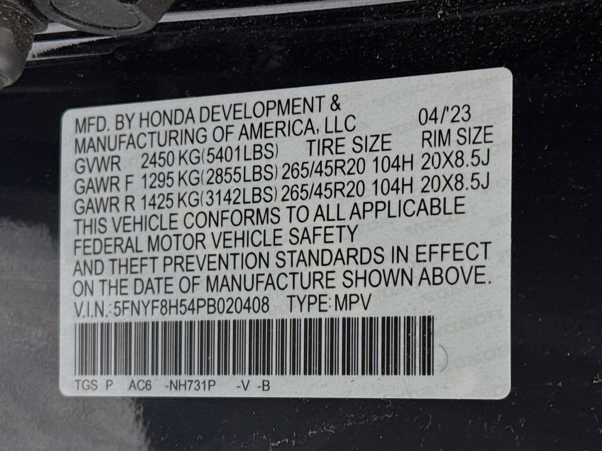 Certified 2023 Honda Passport EX-L image 31