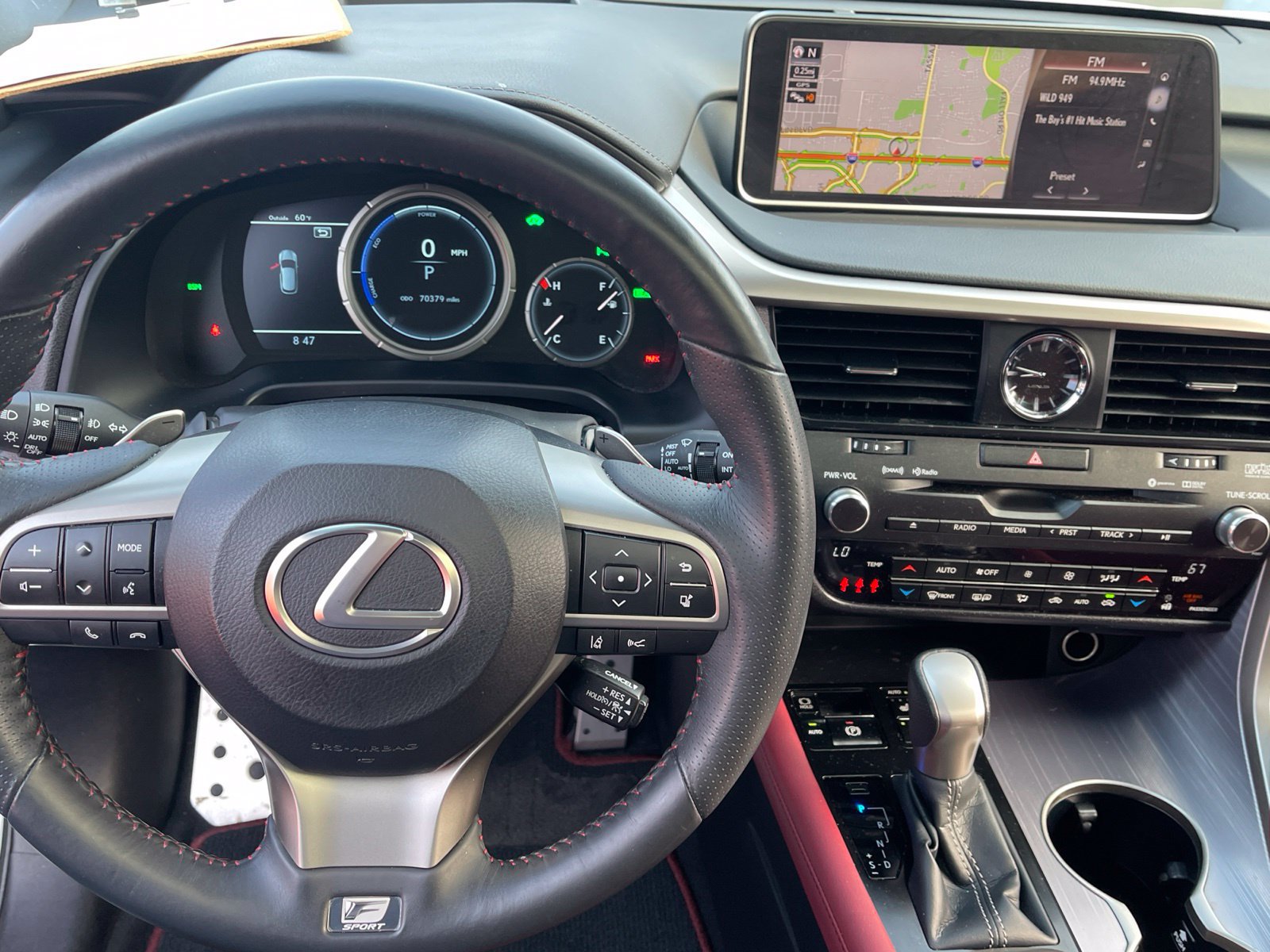 Used 2017 Lexus RX 450h F Sport w/ 3500 lbs Tow Prep Package AWD/4WD image 7