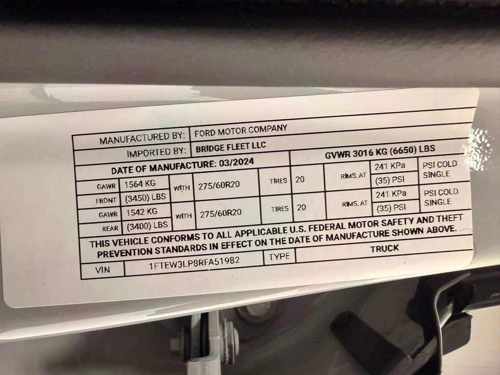 Used 2024 Ford F150 XLT w/ Equipment Group 302A MID AWD/4WD image 61