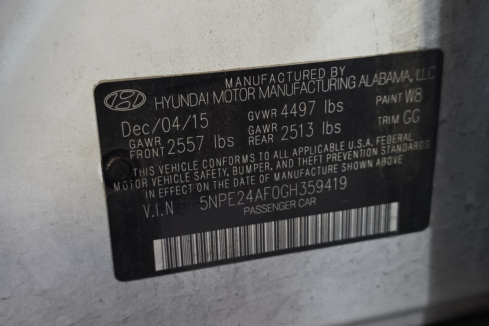 Used 2016 Hyundai Sonata SE FWD image 25