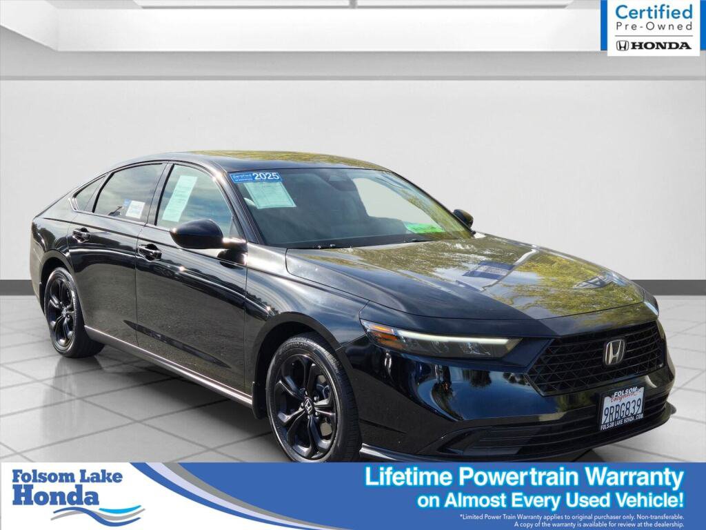 Certified 2025 Honda Accord SE