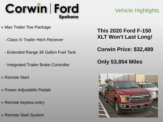 Used 2020 Ford F150 XLT w/ Equipment Group 302A Luxury AWD/4WD image 14