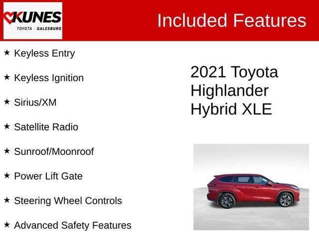 Used 2021 Toyota Highlander XLE image 3