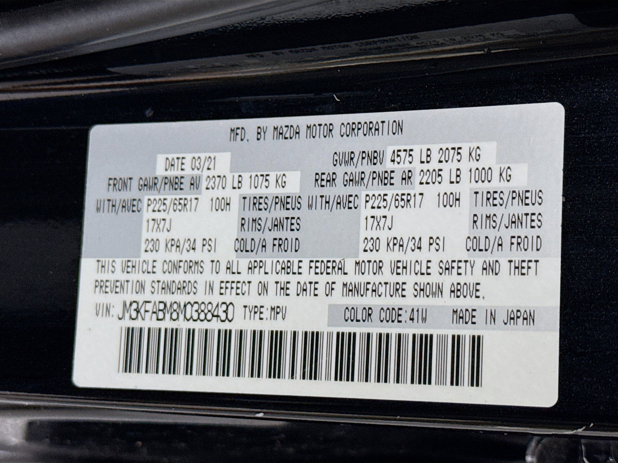 Used 2021 MAZDA CX-5 Sport image 40