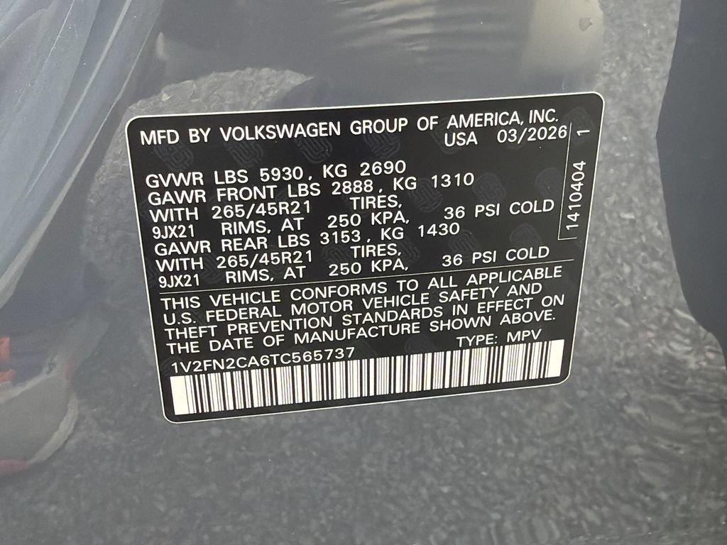 New 2026 Volkswagen Atlas SEL Premium R-Line AWD/4WD image 31