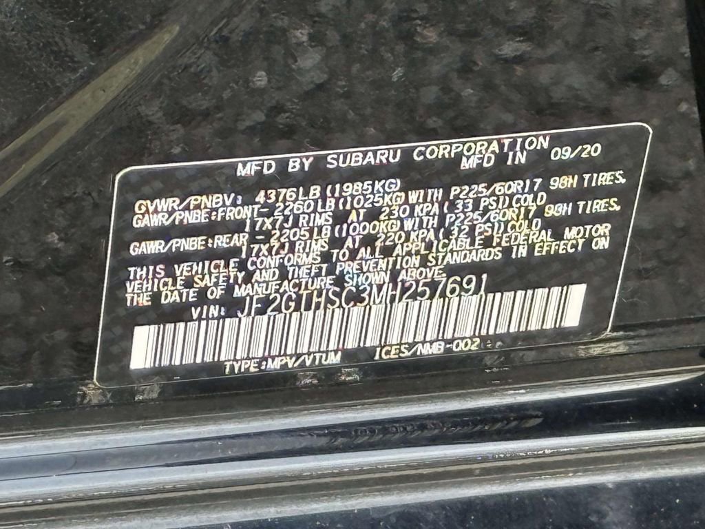 Used 2021 Subaru Crosstrek 2.5i Sport w/ Moonroof Package image 32