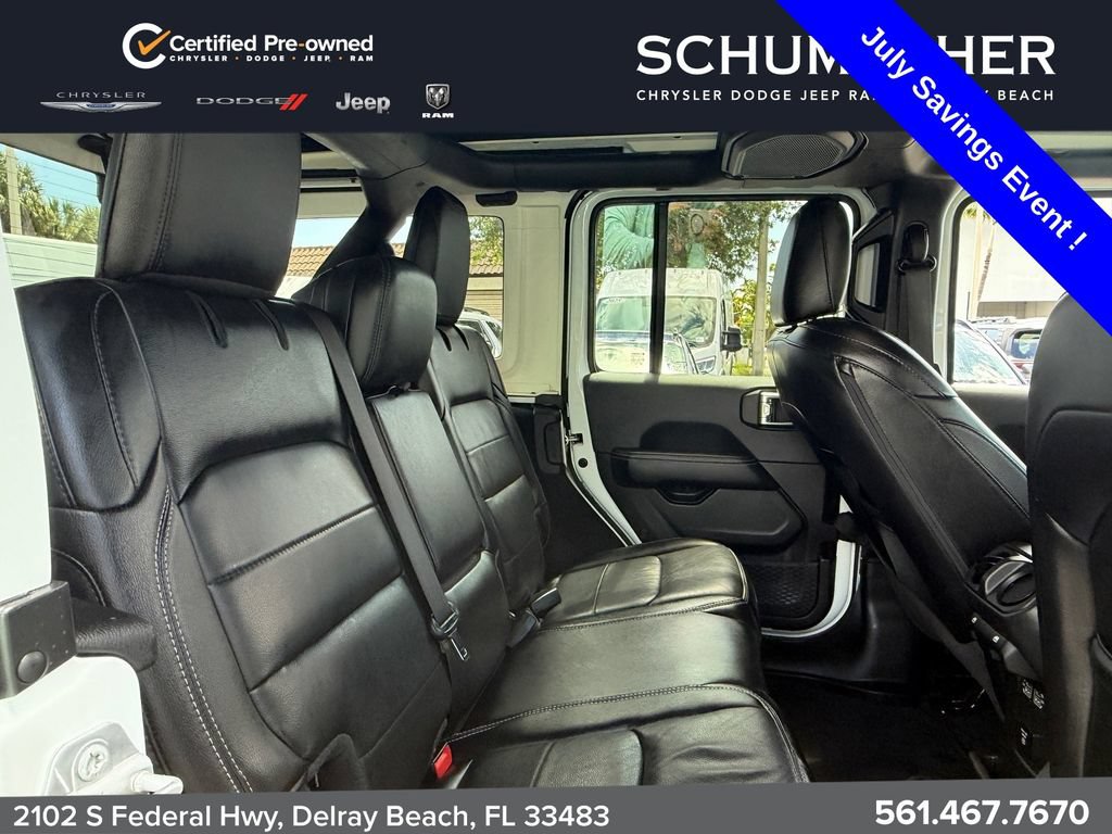 Used 2022 Jeep Wrangler Unlimited Sahara w/ LED Lighting Group AWD/4WD image 14