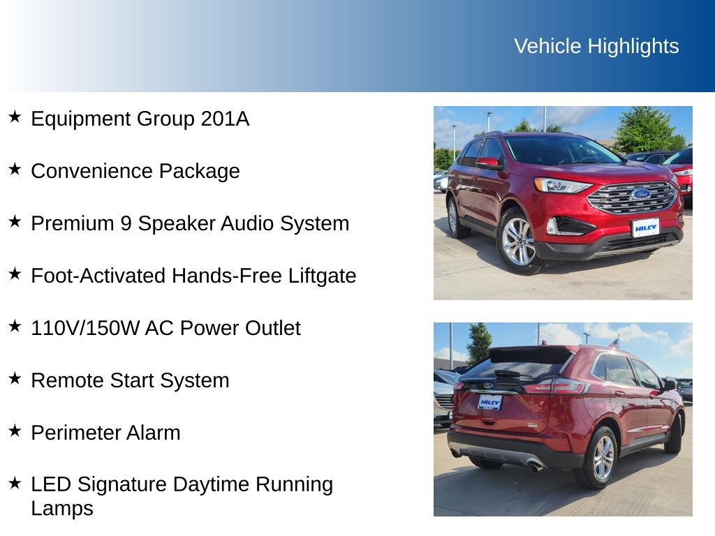 Used 2019 Ford Edge SEL w/ Equipment Group 201A FWD image 5