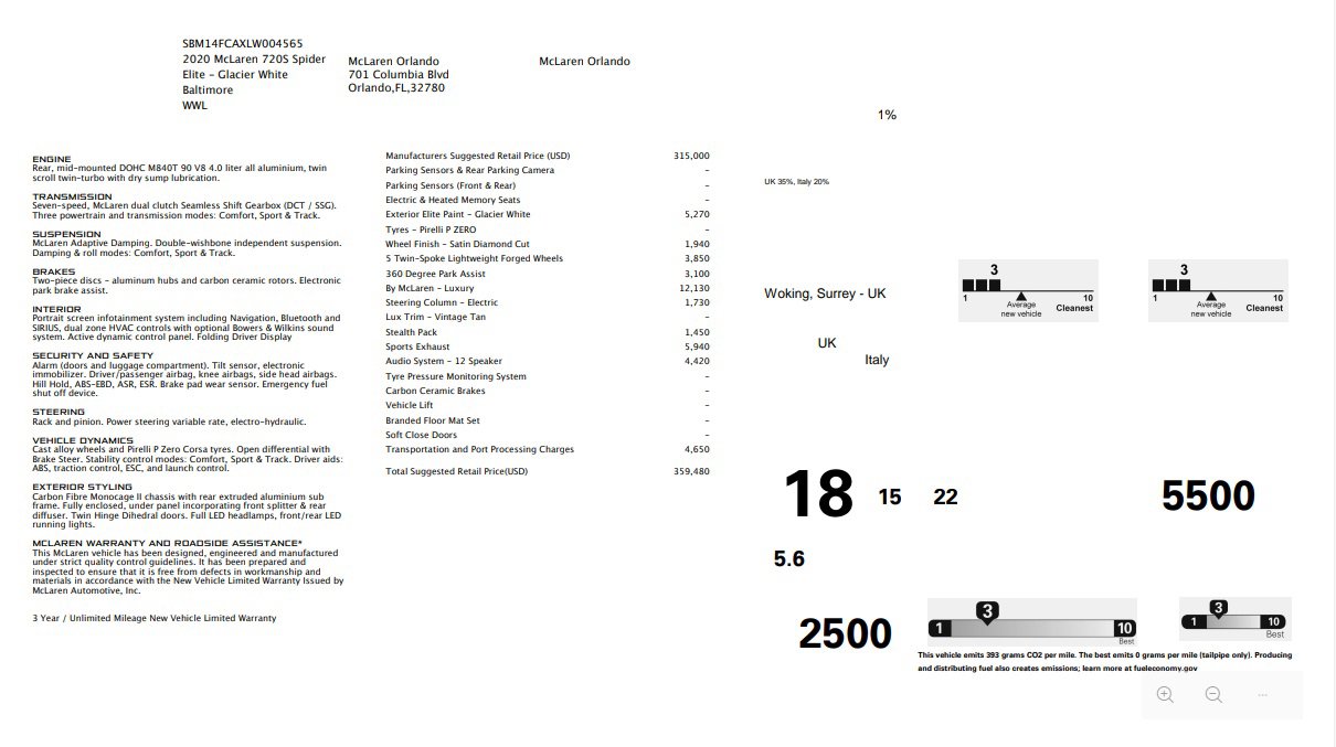 Used 2020 McLaren 720S Luxury image 30
