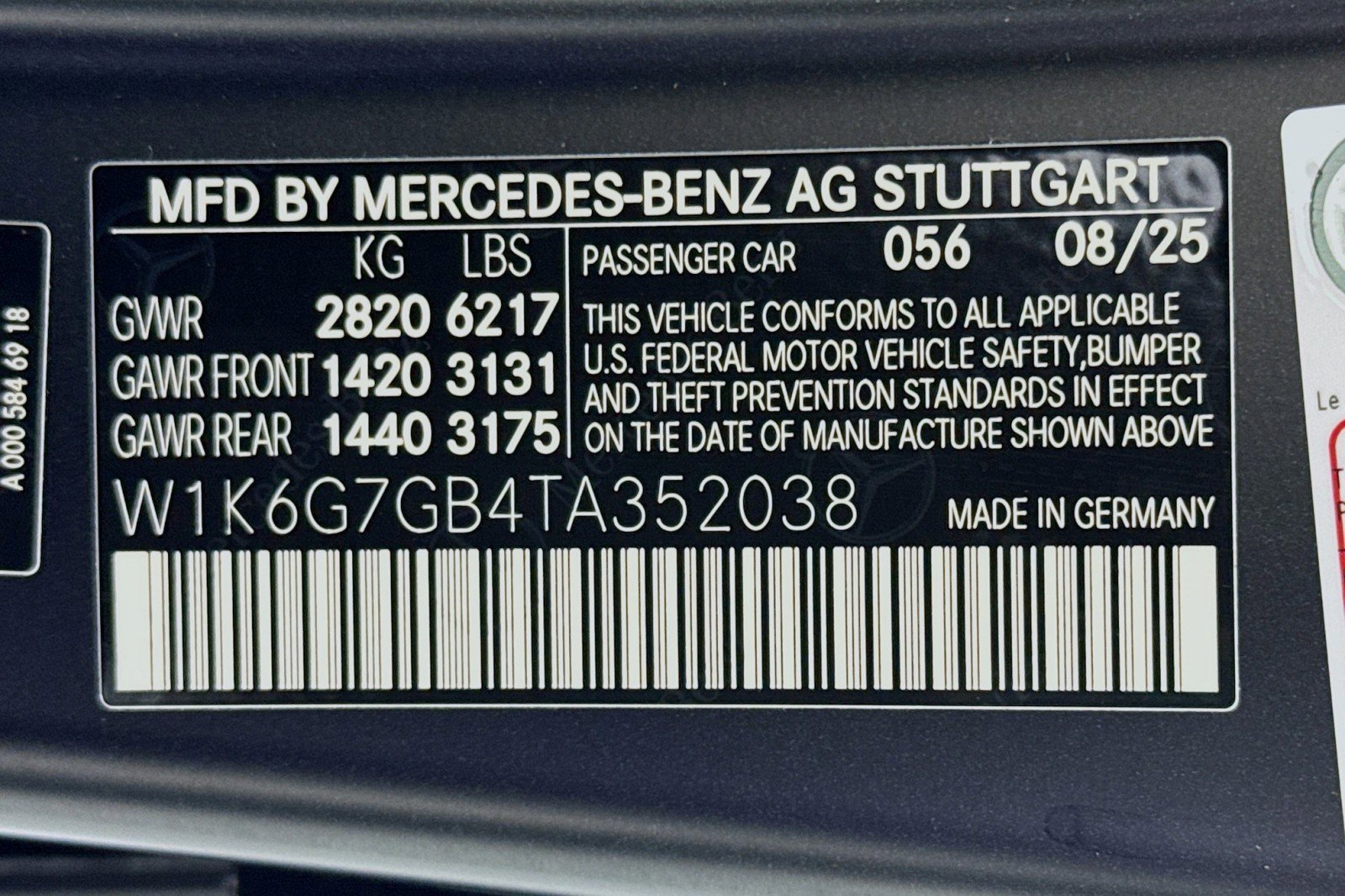 New 2026 Mercedes-Benz S 580 4MATIC Sedan image 24