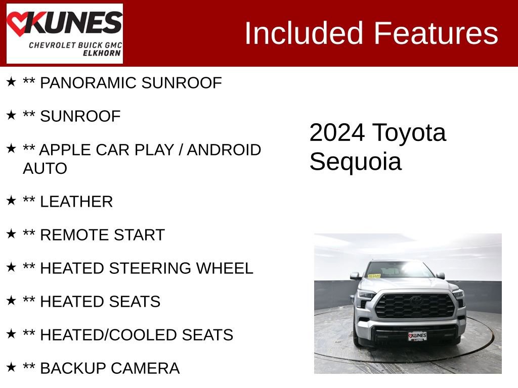 Used 2024 Toyota Sequoia Platinum image 2