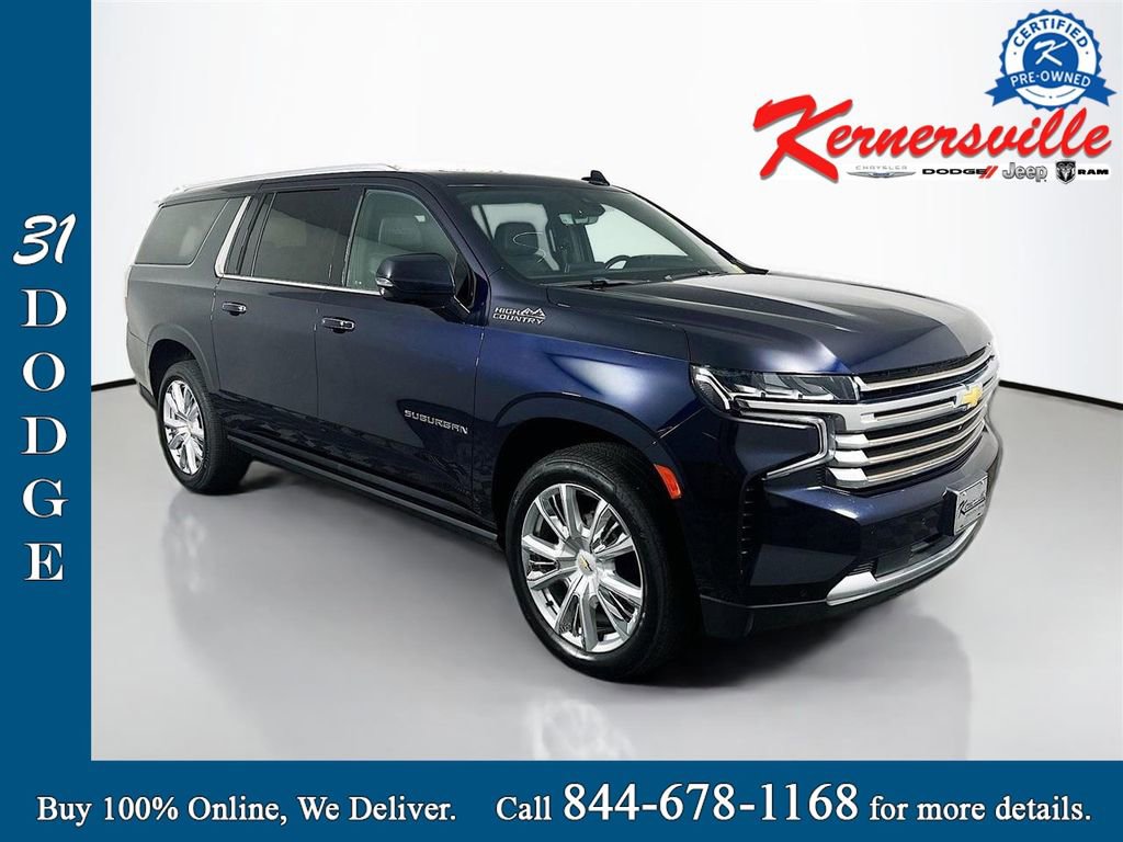 Used 2021 Chevrolet Suburban High Country w/ Premium Package