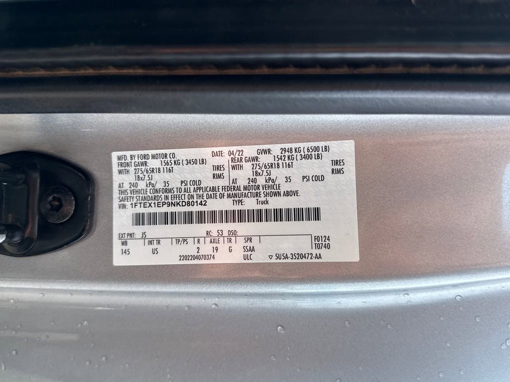 Used 2022 Ford F150 XLT w/ Equipment Group 302A High image 31