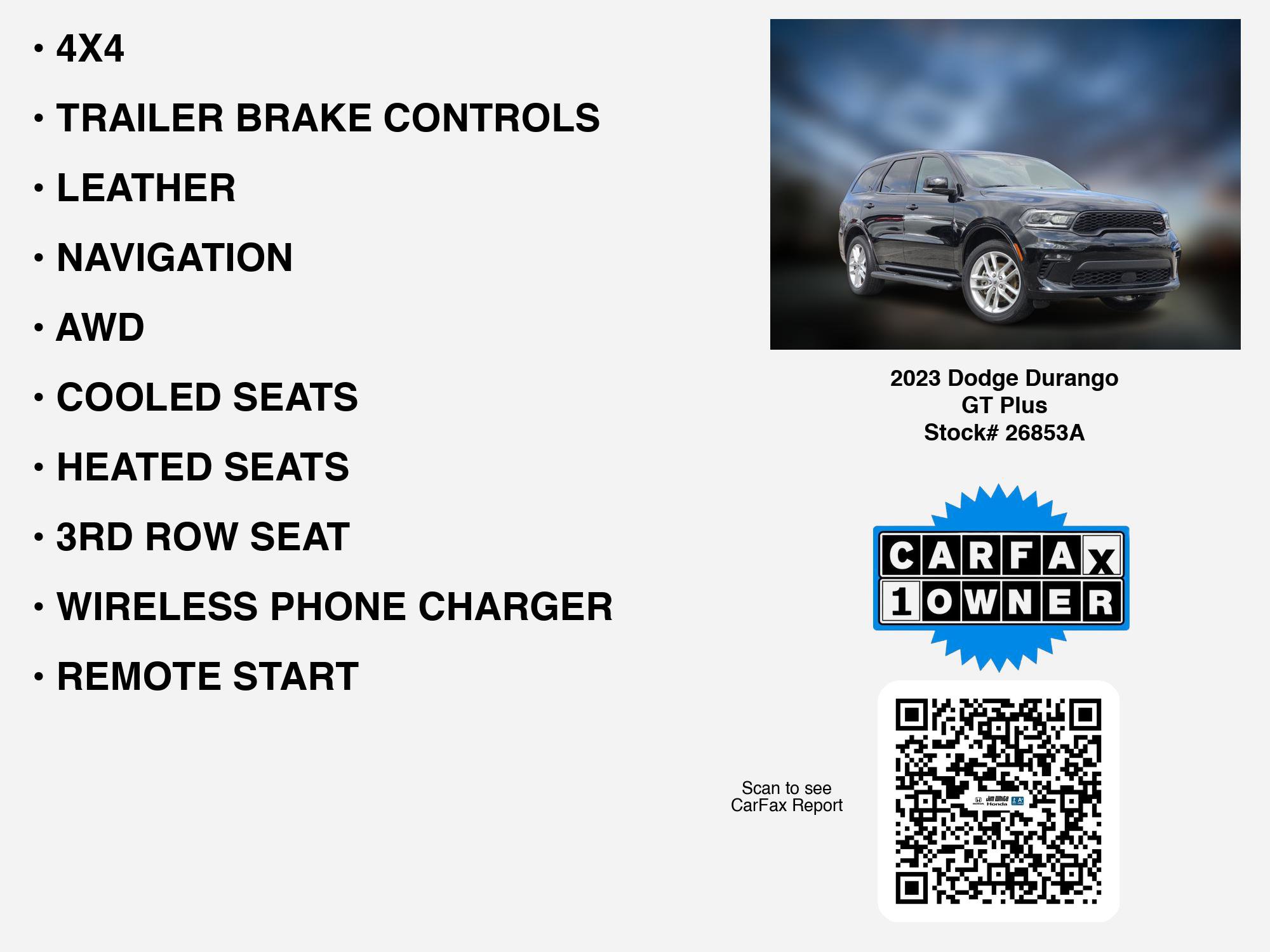 Used 2023 Dodge Durango GT AWD/4WD image 7