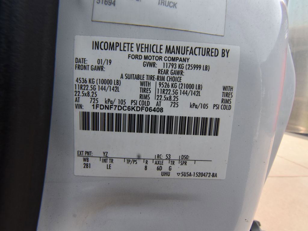 Used 2019 Ford F750 2WD Regular Cab Super Duty image 50