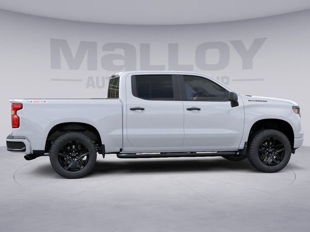 New 2024 Chevrolet Silverado 1500 Custom w/ Turbomax Blackout Package AWD/4WD image 5